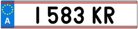 Truck License Plate